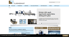 Desktop Screenshot of lignomat.hu